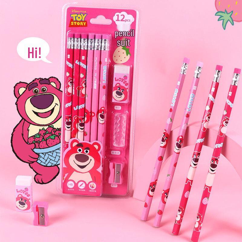 Disney Strawberry Bear HB Pencil Set