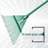 Churong 24-Tooth Garden Leaf Rake