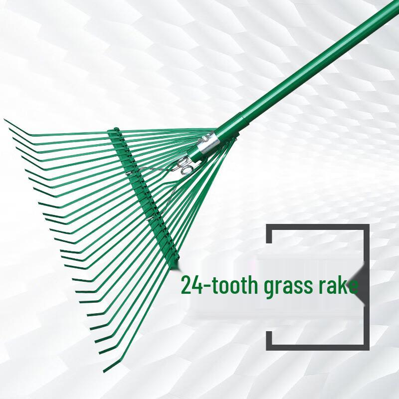 Churong 24-Tooth Garden Leaf Rake