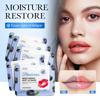 10pcs MOISTURIZING SOFT LIP MASK Hydrating Erase Signs of Fatigue Natural Pink Lips Prevent Drying Brighten Lips Color Smooth Lip Lines
