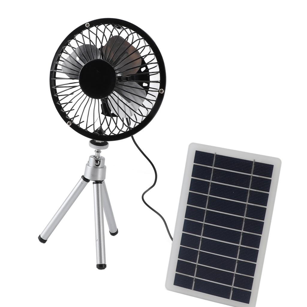 10W Solarpanel Abluftventilator Monokristallines Silizium Solarbetriebener Ventilator-Kit mit Ständer für Haustierhaus Hühnerstall Wohnmobil Gewächshaus