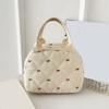 Lovely Bows Makeup Bag Large Capacity Cosmetic Bag Wash Bag Handheld Travel Toiletry Bag Makeup Storage Bag