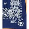 Used VINTAGE BANDANA USA CLOTH PAISLEY JAY ADAMS 80s NAVY
