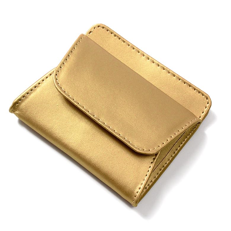 Женский мини-кошелек Blanc Pomme с отделением для монет, компактный, золотой, bp-3018