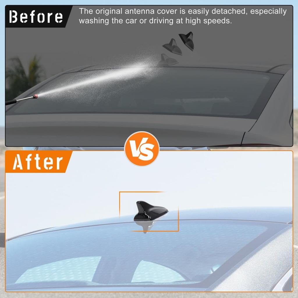 Shark Fin Antenna Cover,Car Roof Antenna Caps Compatible with Hyundai Sonata LF 4Doors Sedan 2014-2019,for Elantra 2011-2016;for Kia Optima
