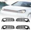 2Pieces Front Bumper Fog Light Grill Replacement Car Accessories 8P0807682Q