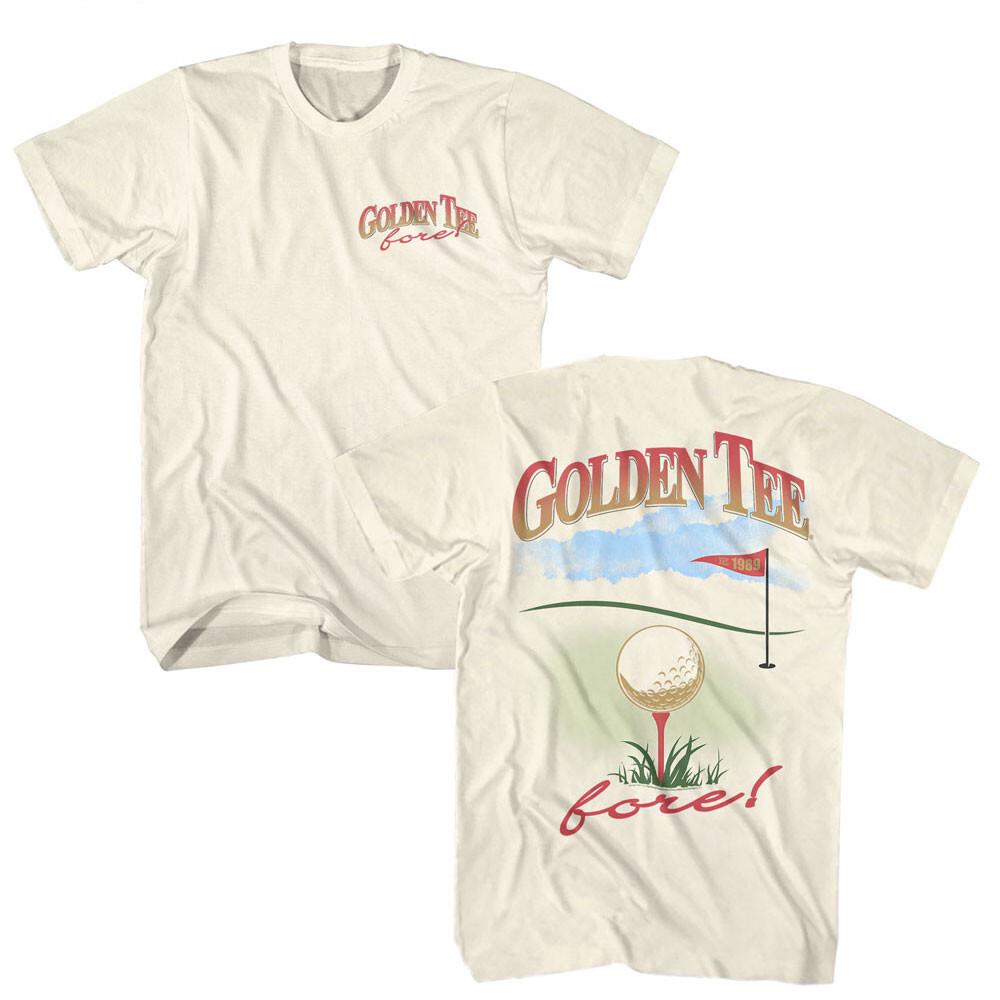 Golden Tee Incredible Technologies Video Game Logo Fore Men T Shirt M