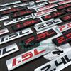 Car three-dimensional displacement car logo 1.8L2.0L2.4L3.6L5.7L6.4L4.0L displacement tail label metal car logo