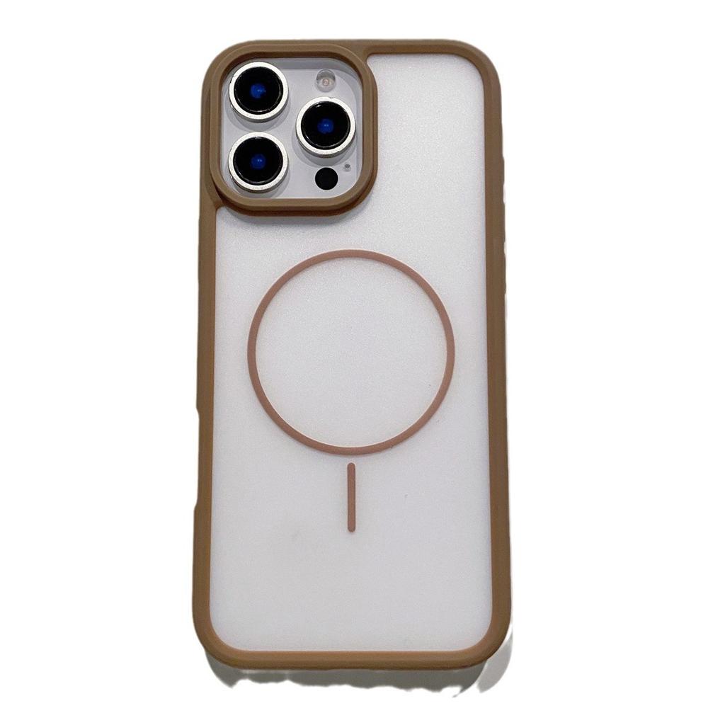 Thin Matte Magnetic Absorbing Mobile Phone Case 13 Suitable for IPhone 15 Promax Protective Case 14 Apple 16plus Case