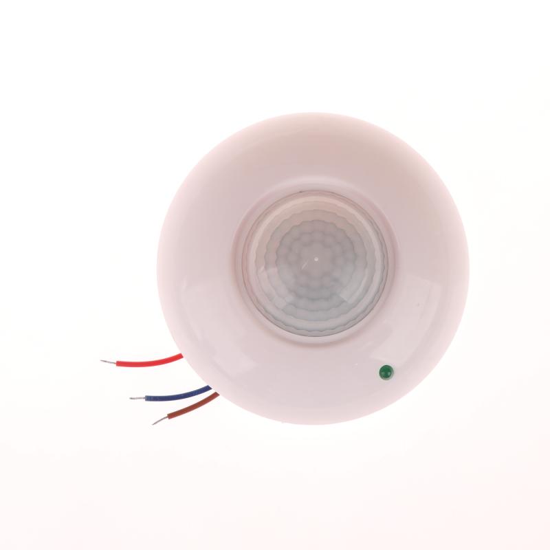 1 Set Ac110-240V Ceiling Mounted Pir Super Slim Motion Sensor Light Switch Human Body Infrared Detector 180 Degree