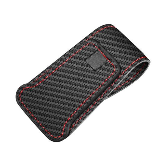 Magnetic Sunglasses Clip for Car Visor Faux Leather Glasses Holder Clip Car Interior Sunglass Holder