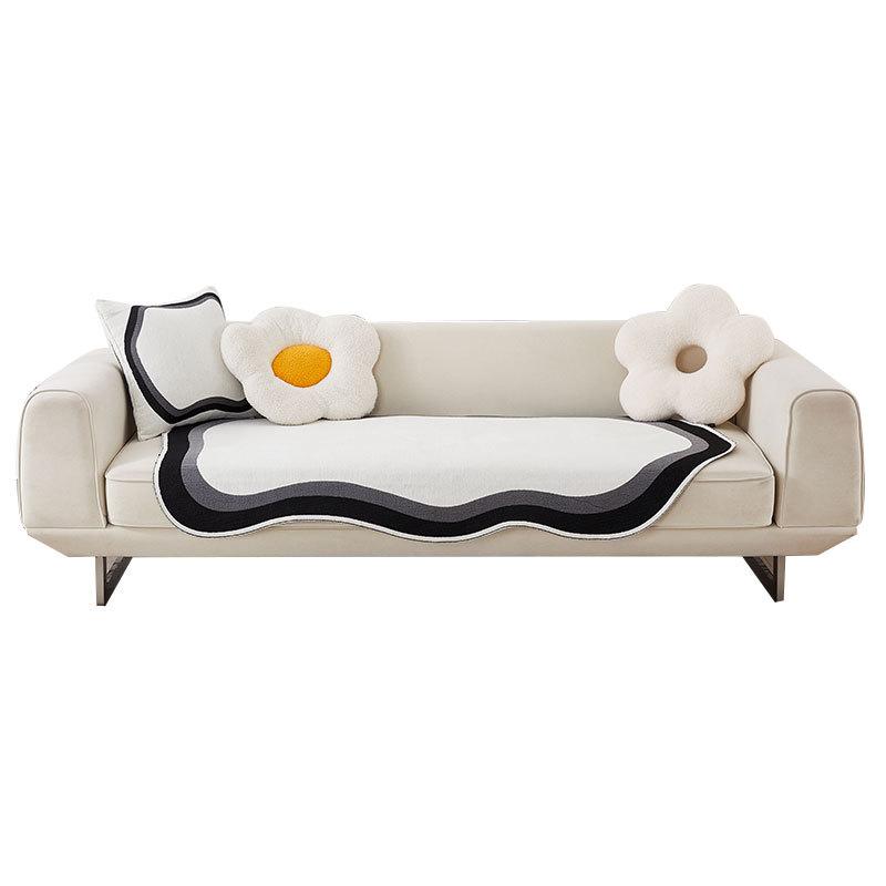 Special-Shaped Chenille Sofa Cushion Four Seasons Universal Cushion Non-Slip Sofa Cover Irregular Cover Cloth