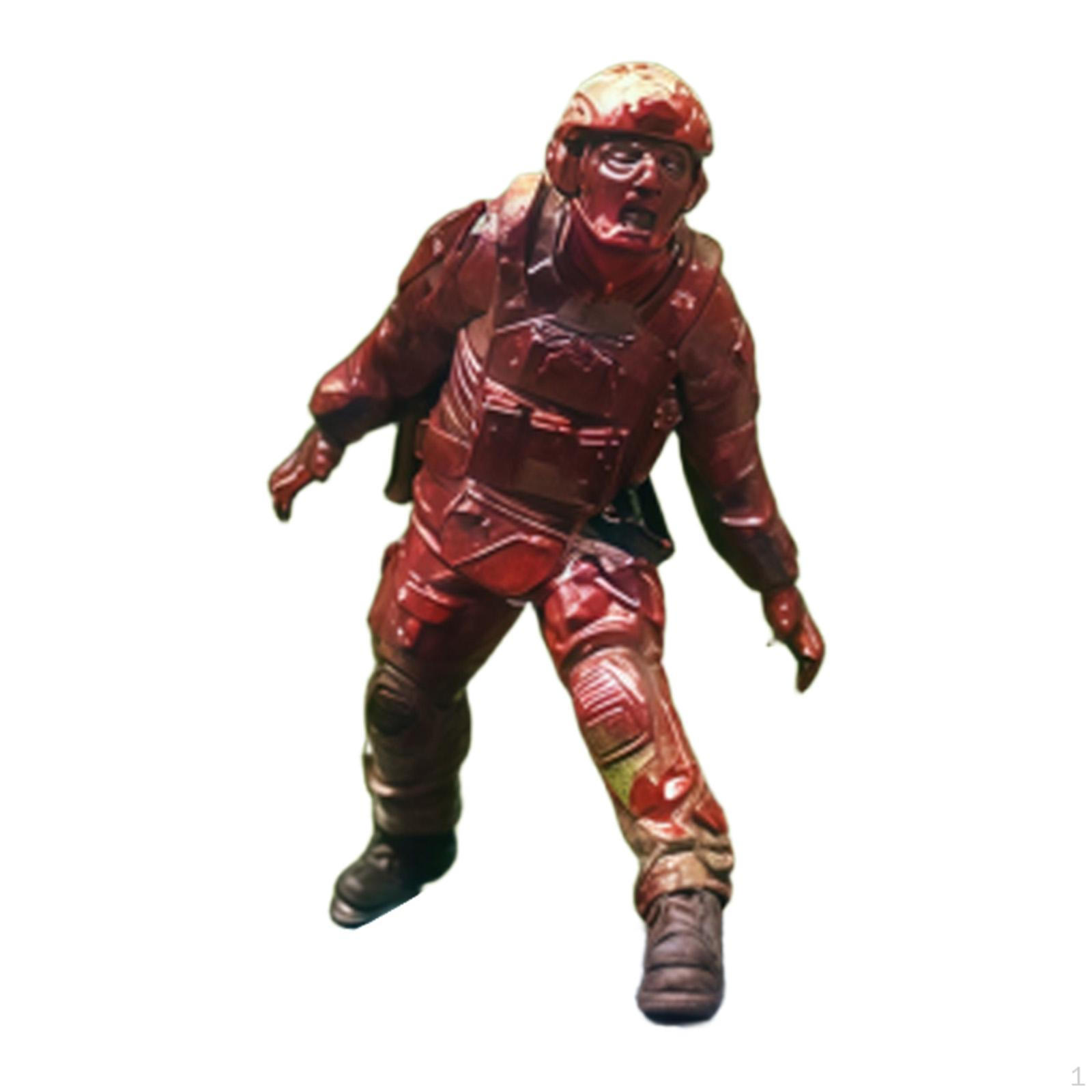 

1:64 Scale Figure, Miniature, Walking Corpse Model for Enthusiasts. Style B