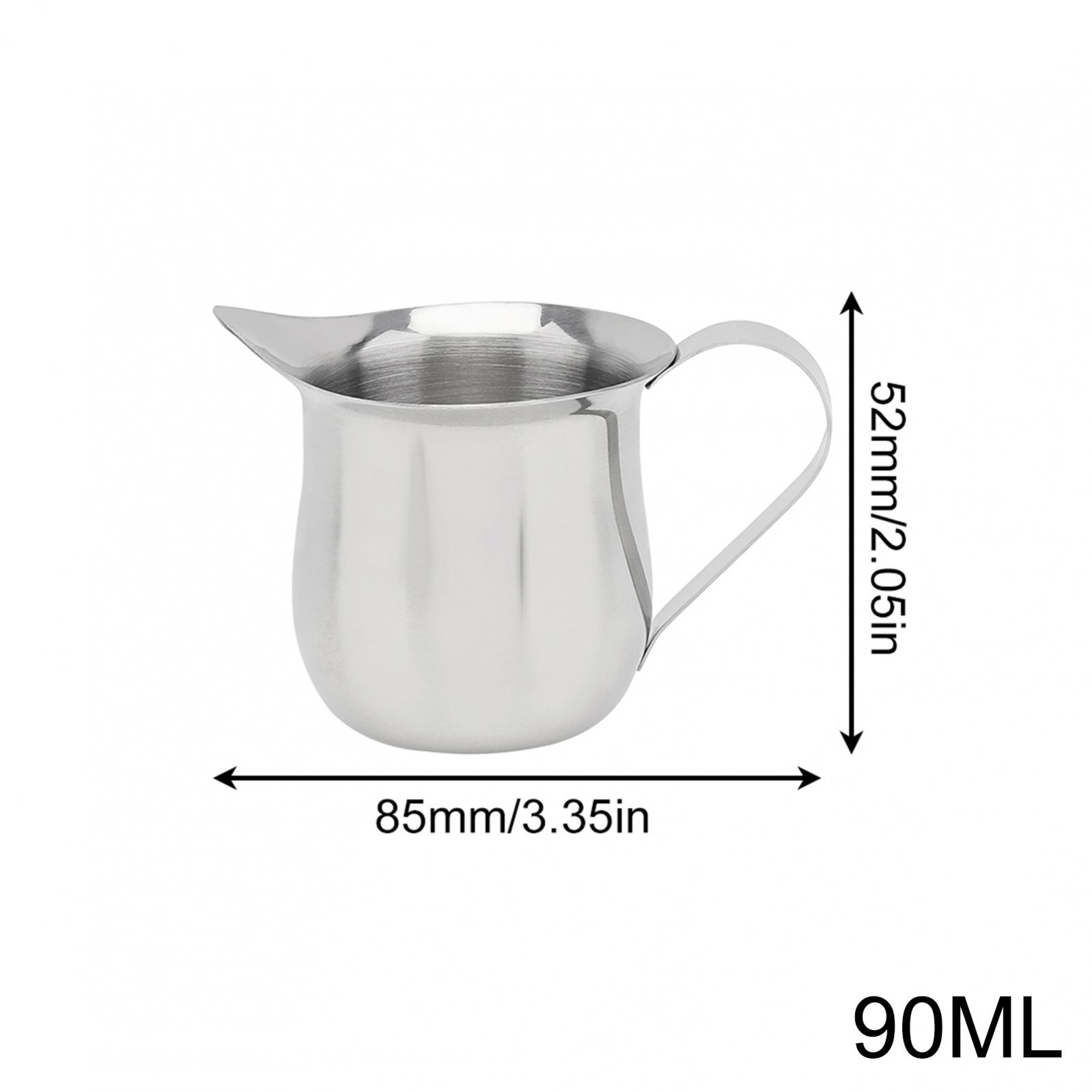 

1 шт., 60/90/150 мл, чашка для вспенивания кофе из нержавеющей стали 90ml