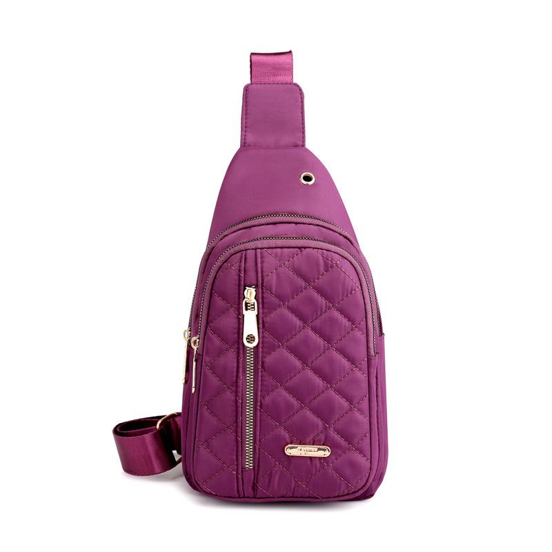 Women's 2022 Korean Style Crossbody Chest Bag - Sporty Oxford Cloth Front Bag for Street Wear