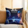 JUL Singer Rapper Cushion Cover Silky Short Plush Invisible Zipper Dustproof Sofa Pillow Case For Home Decor