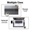 Set of 4 Placemat Table Durable Waterproof Woven Vinyl Easy To Clean Heat Resistant WiWipeable For Dining Kitchen Wedding Decor