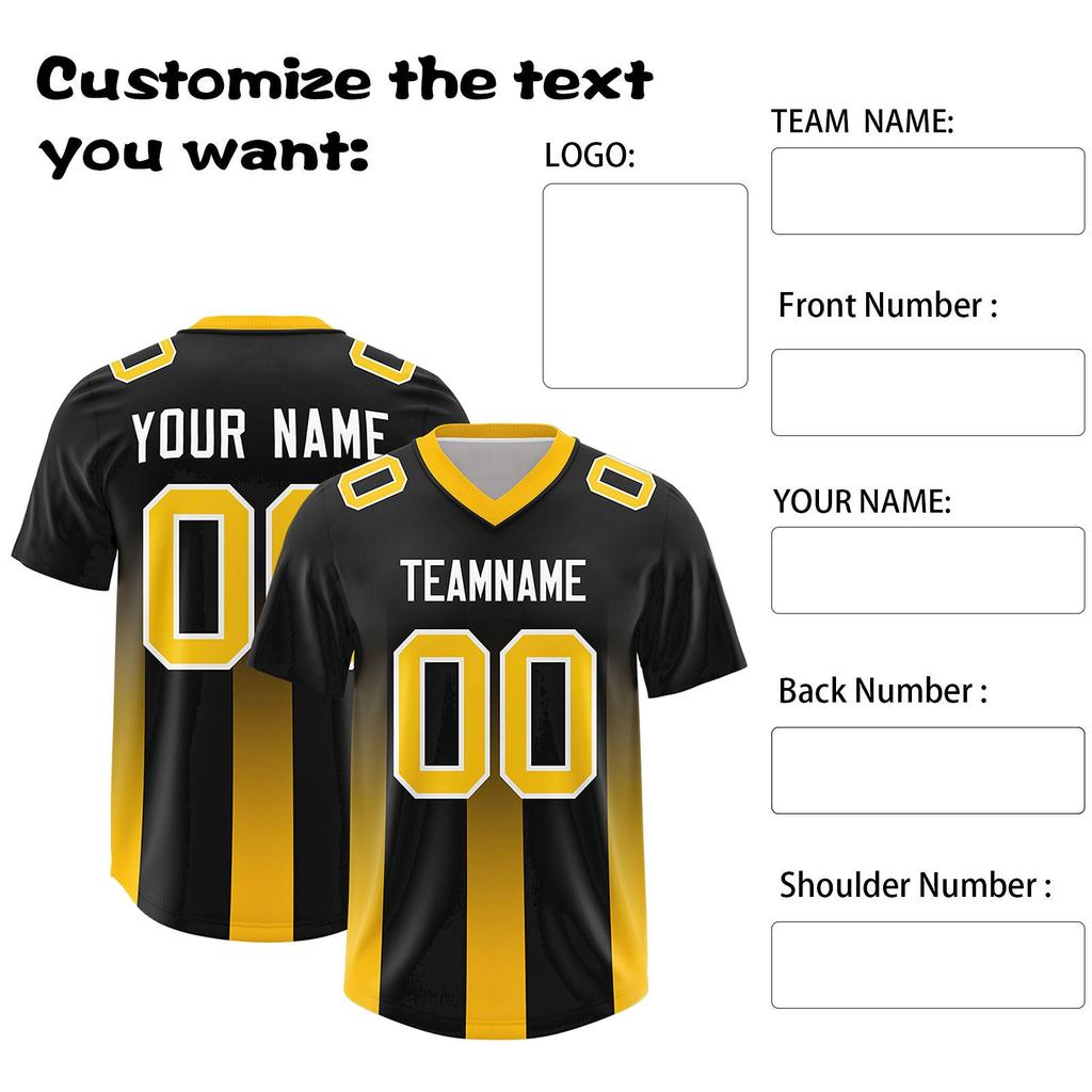 Custom Football Jerseys Personalized Printed Team Name & Number Sports Uniform For Men Women Youth