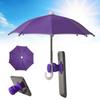 Phone Umbrella with Fist Suction Cup Sun Protection Universal Mini Windproof Sun Shade Mobile Phone Umbrella Phone Accessories