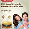 Zandu Hair Growth Mask 200g Pack of 1 | Ayurvedic Hair Nourishing & Strengthening Mask with Rosemary, Amla & Bhringraj