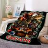 1pc Gremlins Blanket Lightweight Flannel Throw For Sofa, Bed, Travel, Camping, Livingroom, Office, Couch, Chair, And Bed