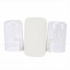 Toothbrush Cleaner Rechargeable Wall Mounted Tooth Brush Holder with 2 Slots and Timer Function for Bathroom