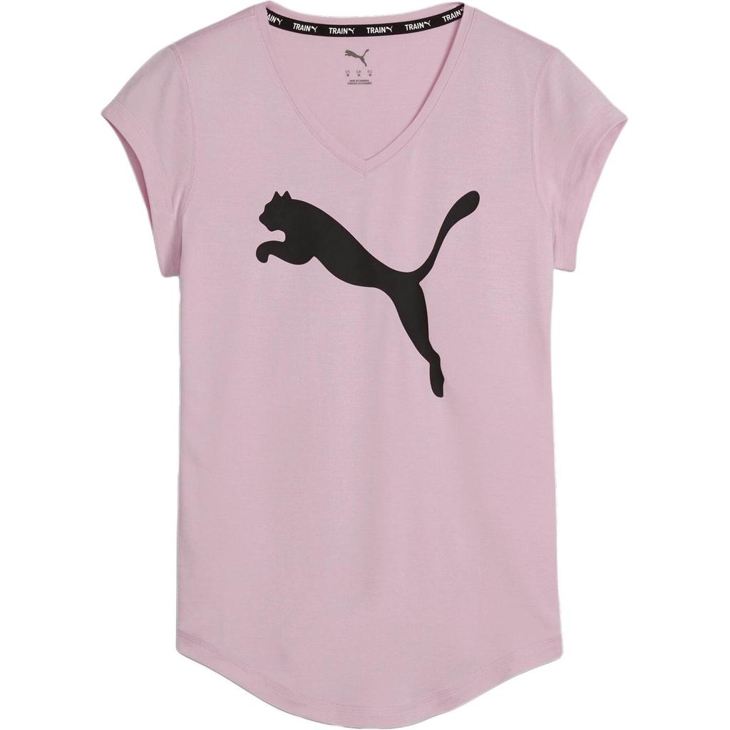 Women's T-Shirt PUMA Train FavoriteHeather Cat T Shirt Women's Light Purple 60