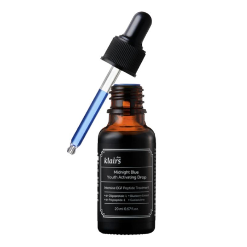 Klairs Midnight Blue Youth Activating Drop Anti-Aging Peptide Serum 20ml 1