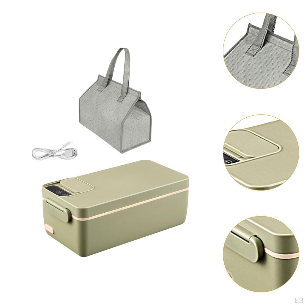 Elektrisk lunchvärmare för vuxna Värmd låda 1L 40W Mat Självuppvärmande Bil