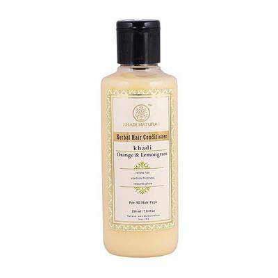 Natural Hair Conditioner with Orange and Lemongrass (210 Ml), Orange & Lemongrass Herbal Hair Conditioner