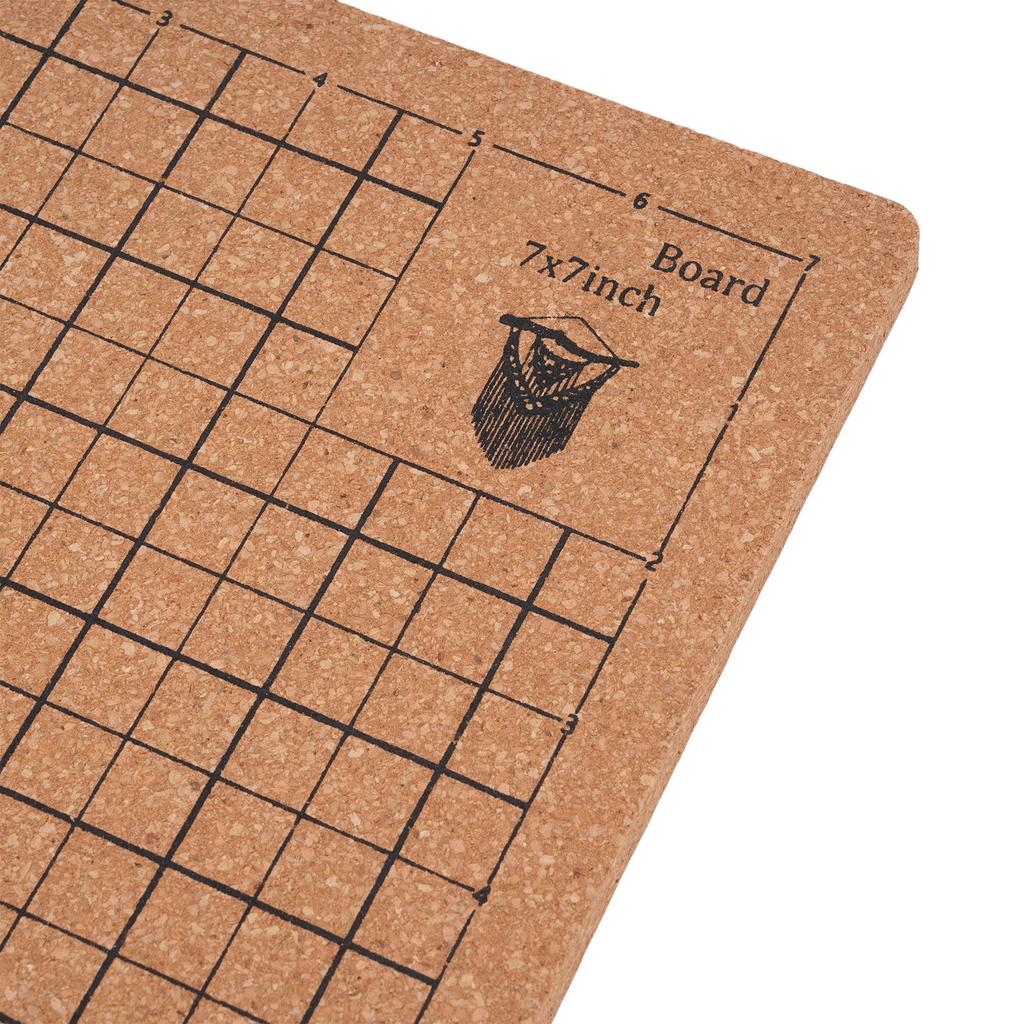 Macrame Board Set Supplies Kit with 30 T Pins for Jewelry Making Handmade Braiding Reusable Cork