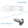 100pcs with Screw Mounting Clip Fixing Buckle for 3528/5050/5630/3014 RGB LED Strip Lights