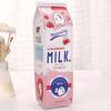 1PC Cartoon Cute Milk Pen Bag, Large Capacity Stationery Bag For Girls, Portable Student Stationery Bag, Pencil Case