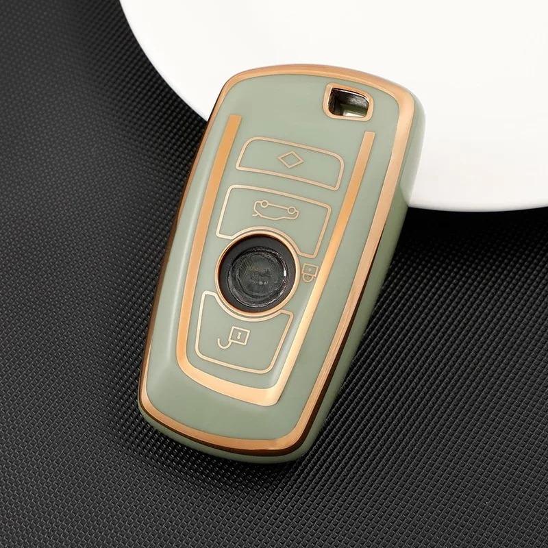 Premium Tpu Car Key Cover Case For Bmw 1 3 5 7 Series X1 X3 X5 X4 F10 F15 F16 F20 F30 F18 F25 M3 M4 E34 Auto Key Accessories