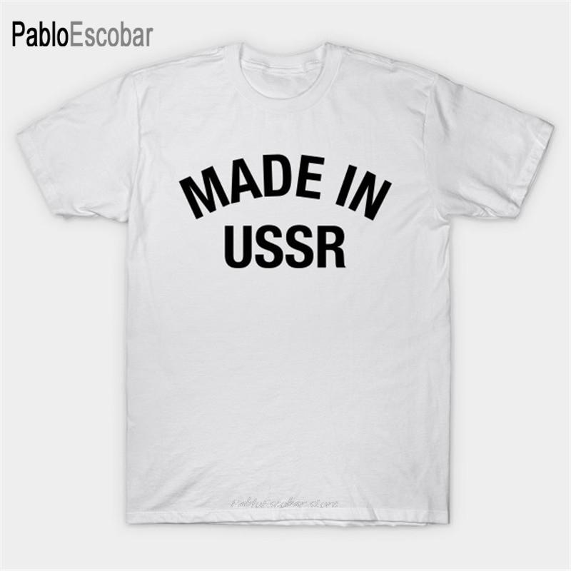 

летняя хлопковая футболка мужская брендовая футболка СССР Футболка СДЕЛАНО В СССР мужская майка модная евро размер 4XL