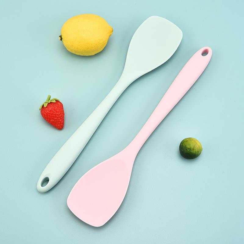 Non-stick Silicone Duck Tongue Spatula for Baby Food & Salad Mixing
