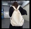 Retro Forest Canvas Backpack for Girls - Japanese Harajuku Style, Simple & Versatile for High School Students