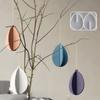 Reusable Silicone Mold Eggs Pattern Hand-Making Supplies Intricate Egg Pendant Moulds for Plaster House Decorations