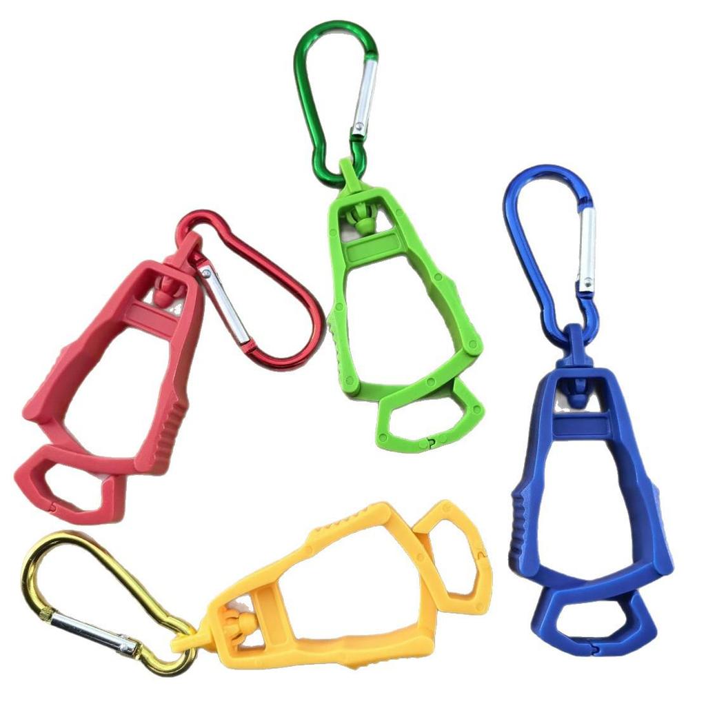 Multi-Functional Outdoor Carabiner Clip with Anti-Loss Buckle for Gloves & Hats