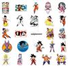 50 Cartoon Dragon Ball Anime Graffiti Stickers for Laptops, Cars, and Luggage