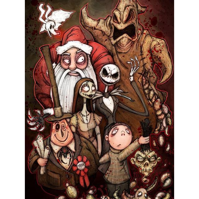 Full Square Diamond Painting Portrait Colorful Animal Diamond Embroidery Wolf Owl Panther Picture of Rhinestones Stitch Cross Christmas Decoration