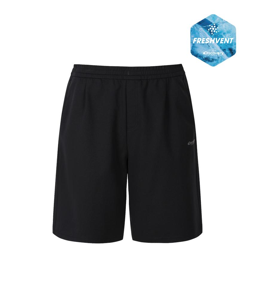 DISCOVERY EXPEDITION Men'S Freshvent Knit Training Shorts (Black)