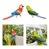 Simulation Bird Decoration Decorative Resin Versatile Art Parrot Figurine Sculpture Flower Pot Hugger for Backyard Courtyard
