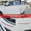 Front and Rear Bumper Carbon Fiber Anti-Scratch Protection Strips