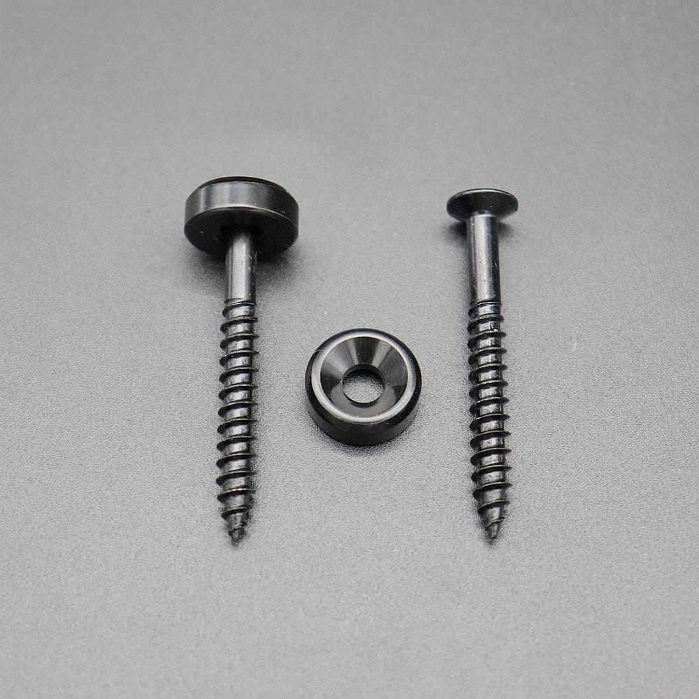 4Pcs Guitar Neck Fixed Mounting Screw Ferrules Bushings And Bolts For Electric Guitar Bass