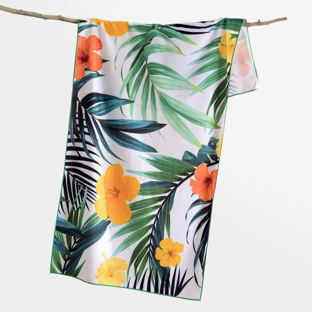 Superfine Fiber Extra-Large Absorbent Beach Towel with Reactive Printing