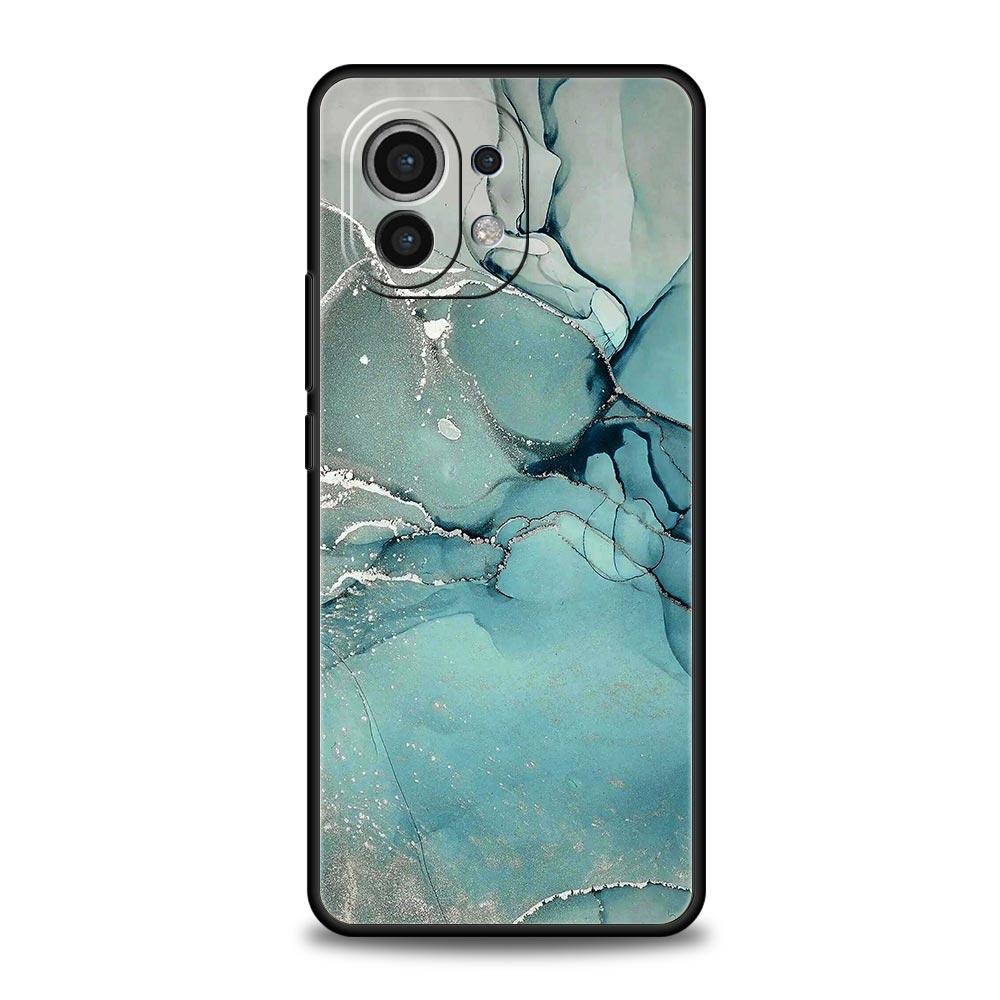 Phone Case For Xiaomi 13 12 11 Lite 12T 11T 10T 9T Mi Poco M4 M3 X4 X3 Pro F4 F3 GT 5G Cover Soft Shell Coque Marble Art Fashion