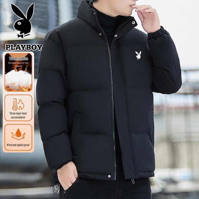 PLAYBOY Men's Winter Padded Jacket