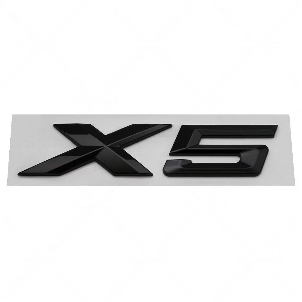 3D ABS GT X1~X7 Letter Badge Sticker Rear Trunk emblem Decal High-Quality Automotive Exterior Accessories