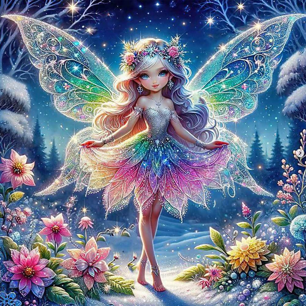 

5D DIY Full Round Drill Diamond Painting Pixie Character Series Decor 50x50cm